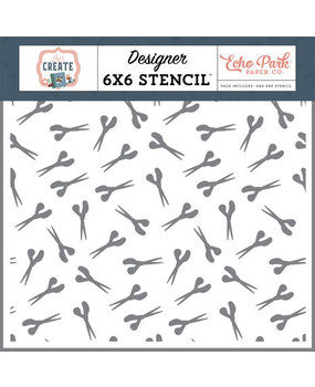 Echo Park Let's Create Stash Of Scissors Stencil (LC283034) Echo Park Let's Create Stash Of Scissors Stencil (LC283034)