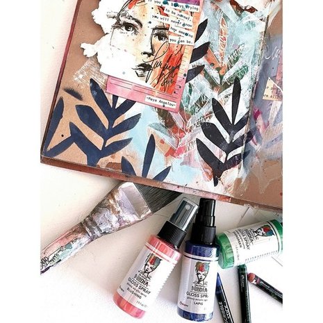 Dina Wakley MEdia Media Gloss Spray Lapis 56ml (MDO73734)