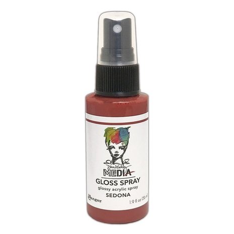 Dina Wakley MEdia Media Gloss Spray Sedona 56ml (MDO73772) Dina Wakley MEdia Media Gloss Spray Sedona 56ml (MDO73772)
