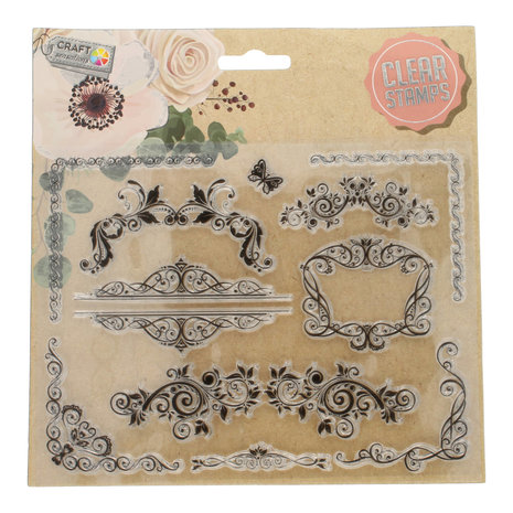 Craft Sensations Clear Stamps Swirly Florals (3004358)