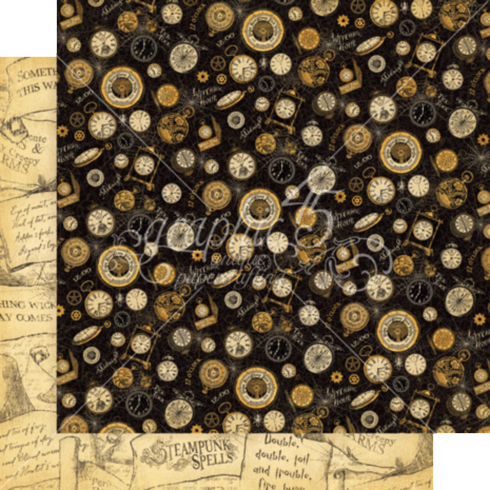 Graphic 45 Steampunk Spells 8x8 Inch Deluxe Paper Pad (4502479) Graphic 45 Steampunk Spells 8x8 Inch Deluxe Paper Pad (4502479)
