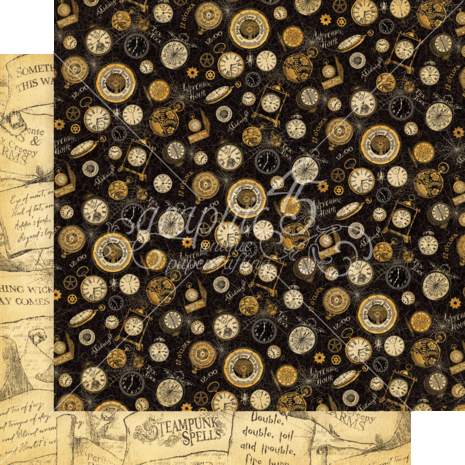 Graphic 45 Steampunk Spells 8x8 Inch Deluxe Paper Pad (4502479) Graphic 45 Steampunk Spells 8x8 Inch Deluxe Paper Pad (4502479)