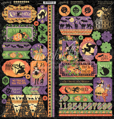 Graphic 45 Charmed 12x12 Inch Collection Pack (4502470) Graphic 45 Charmed 12x12 Inch Collection Pack (4502470)