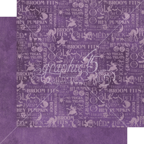 Graphic 45 Charmed 12x12 Inch Patterns & Solids Paper Pad (4502471) Graphic 45 Charmed 12x12 Inch Patterns & Solids Paper Pad (4502471)