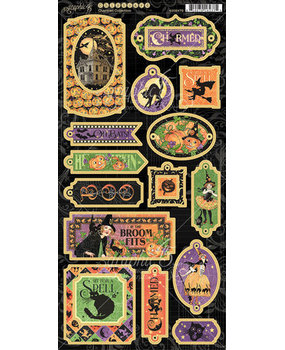 Graphic 45 Charmed Chipboard (4502472) Graphic 45 Charmed Chipboard (4502472)
