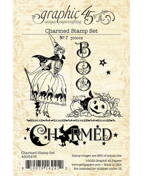 Graphic 45 Charmed Clear Stamp Set (4502476) Graphic 45 Charmed Clear Stamp Set (4502476)
