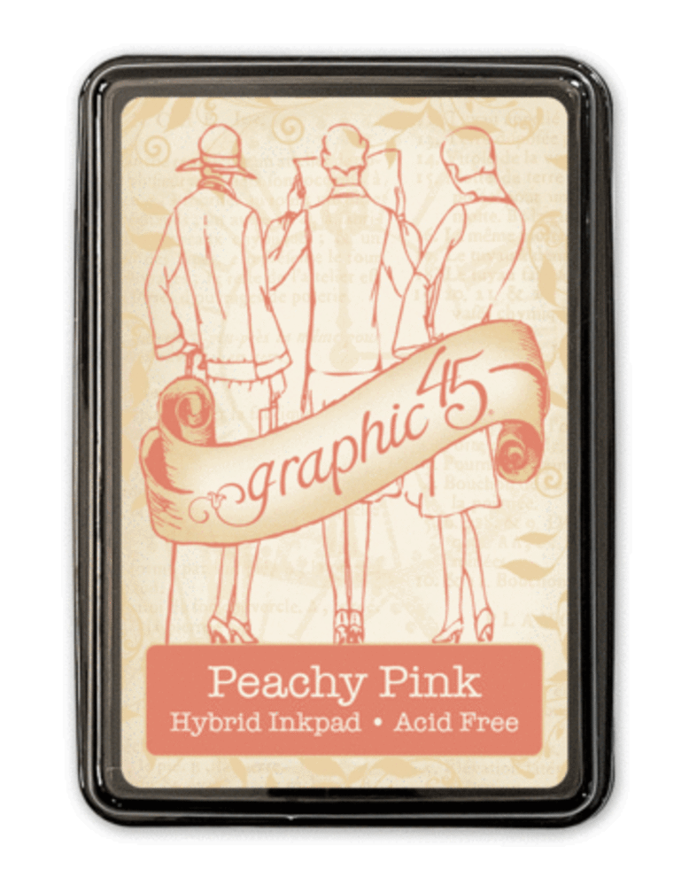 Graphic 45 Hybrid Inkpad Peachy Pink (4502391)