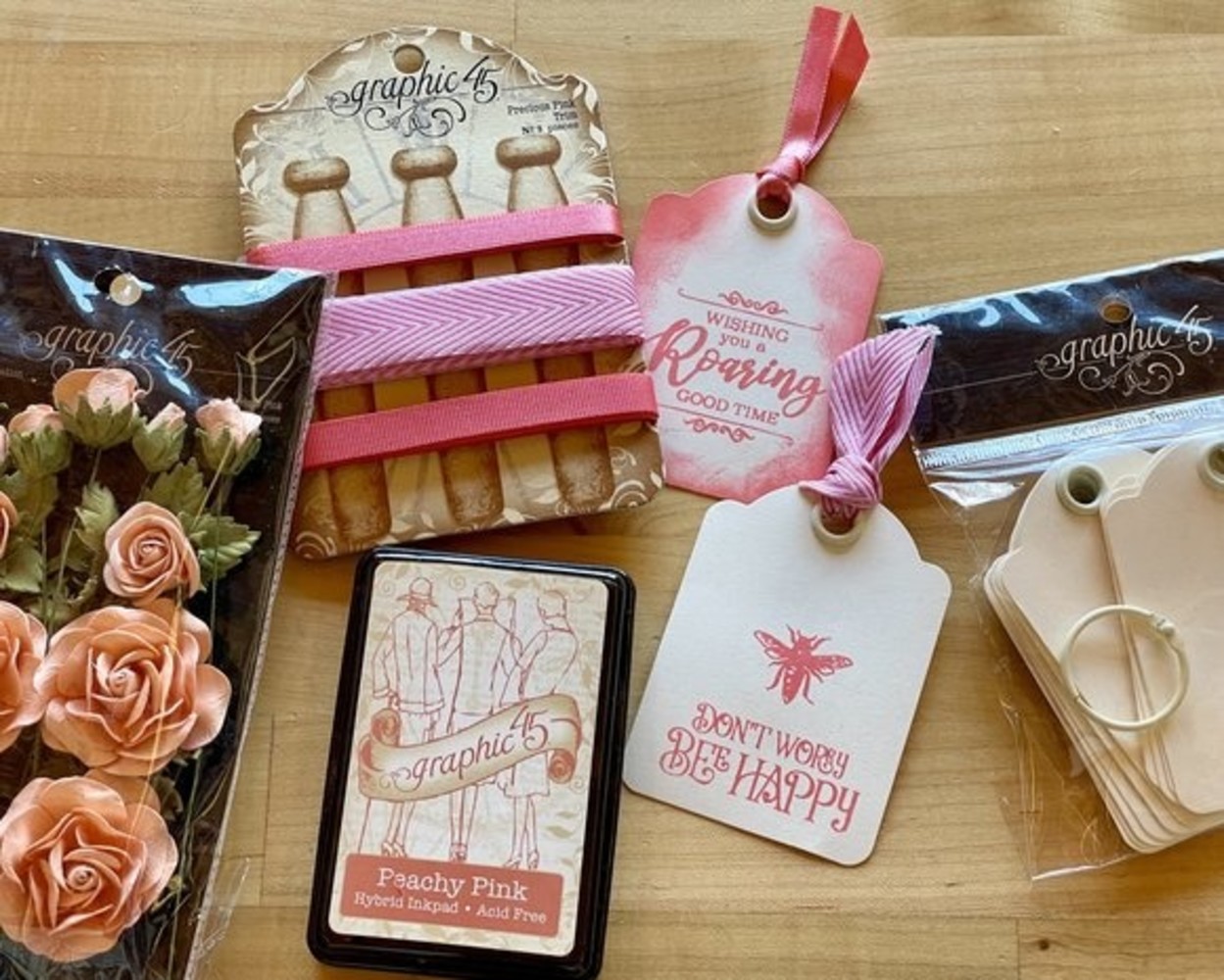Graphic 45 Hybrid Inkpad Peachy Pink (4502391)