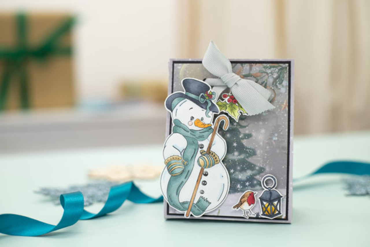 Crafter's Companion Vintage Snowman Clear Stamp Christmas in your Heart (VINSN-ST-CA-CIIH) Crafter's Companion Vintage Snowman Clear Stamp Christmas in your Heart (VINSN-ST-CA-CIIH)