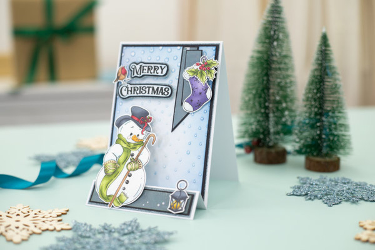 Crafter's Companion Vintage Snowman Clear Stamp Christmas in your Heart (VINSN-ST-CA-CIIH) Crafter's Companion Vintage Snowman Clear Stamp Christmas in your Heart (VINSN-ST-CA-CIIH)