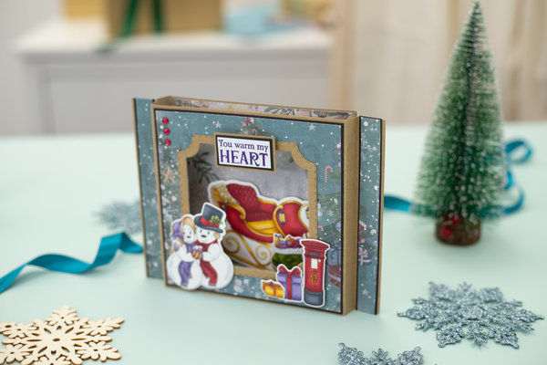 Crafter's Companion Vintage Snowman Dashing Through the Snow Stamp & Die (VINSN-STD-DTTS) Crafter's Companion Vintage Snowman Dashing Through the Snow Stamp & Die (VINSN-STD-DTTS)