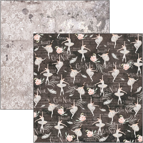 Ciao Bella Papercrafting Cygne Noir 8x8 Inch Paper Pad (CBH055)