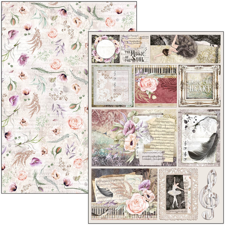 Ciao Bella Papercrafting Cygne Noir A4 Creative Pad (CBCL055) Ciao Bella Papercrafting Cygne Noir A4 Creative Pad (CBCL055)