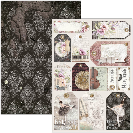 Ciao Bella Papercrafting Cygne Noir A4 Creative Pad (CBCL055) Ciao Bella Papercrafting Cygne Noir A4 Creative Pad (CBCL055)
