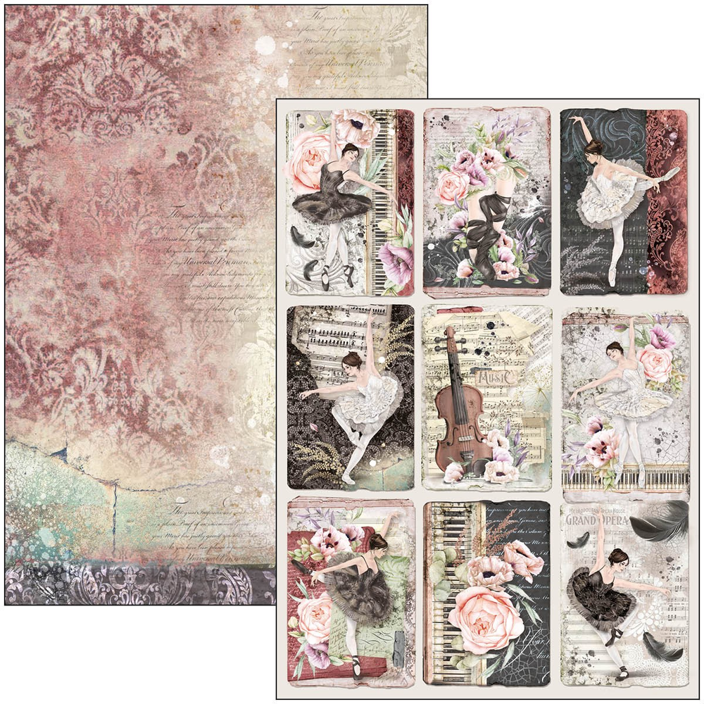 Ciao Bella Papercrafting Cygne Noir A4 Creative Pad (CBCL055) Ciao Bella Papercrafting Cygne Noir A4 Creative Pad (CBCL055)