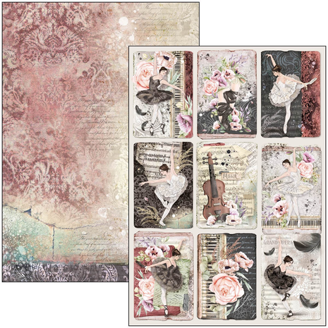 Ciao Bella Papercrafting Cygne Noir A4 Creative Pad (CBCL055) Ciao Bella Papercrafting Cygne Noir A4 Creative Pad (CBCL055)