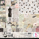 Ciao Bella Papercrafting Cygne Noir 12x12 Inch Patterns Pad (CBT055)