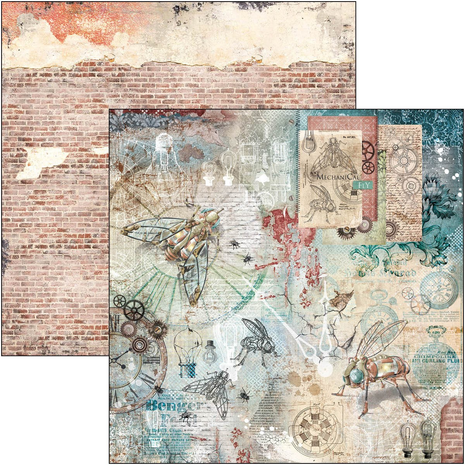 Ciao Bella Papercrafting Engine of the Future 8x8 Inch Paper Pad (CBH054) Ciao Bella Papercrafting Engine of the Future 8x8 Inch Paper Pad (CBH054)