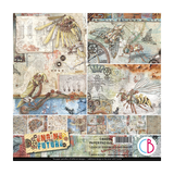 Ciao Bella Papercrafting Engine of the Future 8x8 Inch Paper Pad (CBH054)