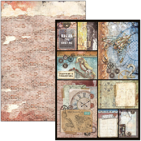 Ciao Bella Papercrafting Engine of the Future A4 Creative Pad (CBCL054)