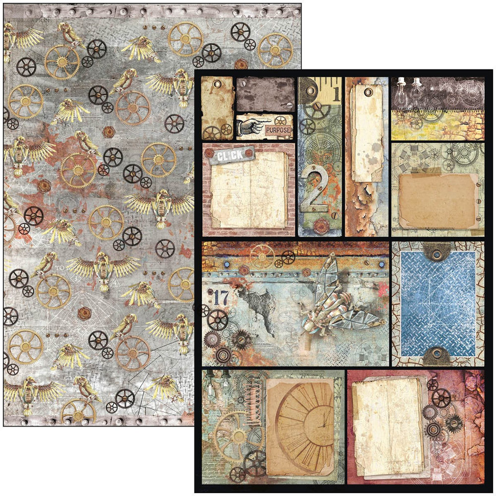 Ciao Bella Papercrafting Engine of the Future A4 Creative Pad (CBCL054)