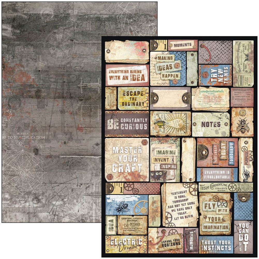 Ciao Bella Papercrafting Engine of the Future A4 Creative Pad (CBCL054)