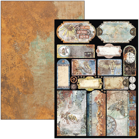 Ciao Bella Papercrafting Engine of the Future A4 Creative Pad (CBCL054)