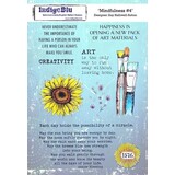 IndigoBlu Mindfulness 4 A5 Rubber Stamps (IND0976)