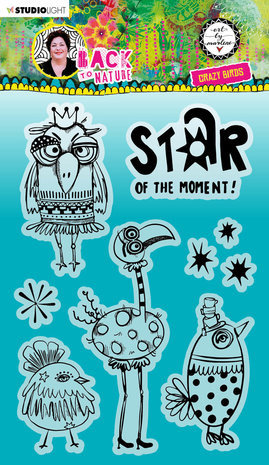 Studio Light Back To Nature Clear Stamps Crazy Birds (ABM-BTN-STAMP147) Studio Light Back To Nature Clear Stamps Crazy Birds (ABM-BTN-STAMP147)