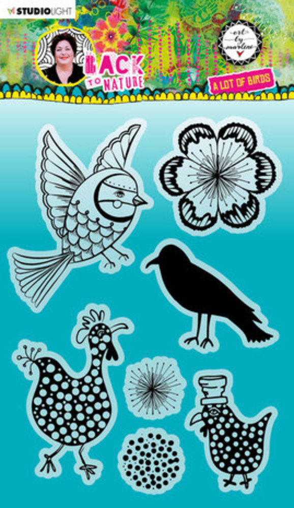 Studio Light Back To Nature Clear Stamps A lot of Birds (ABM-BTN-STAMP149) Studio Light Back To Nature Clear Stamps A lot of Birds (ABM-BTN-STAMP149)