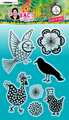 Studio Light Back To Nature Clear Stamps A lot of Birds (ABM-BTN-STAMP149) Studio Light Back To Nature Clear Stamps A lot of Birds (ABM-BTN-STAMP149)