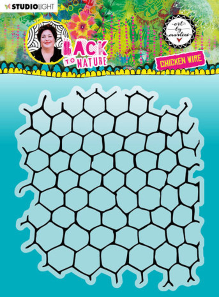 Studio Light Back To Nature Clear Stamps Chicken Wire (ABM-BTN-STAMP152) Studio Light Back To Nature Clear Stamps Chicken Wire (ABM-BTN-STAMP152)