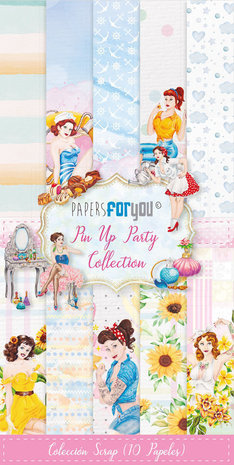 Papers For You Pin Up Party Slimline Paper Pack (10pcs) (PFY-10417)