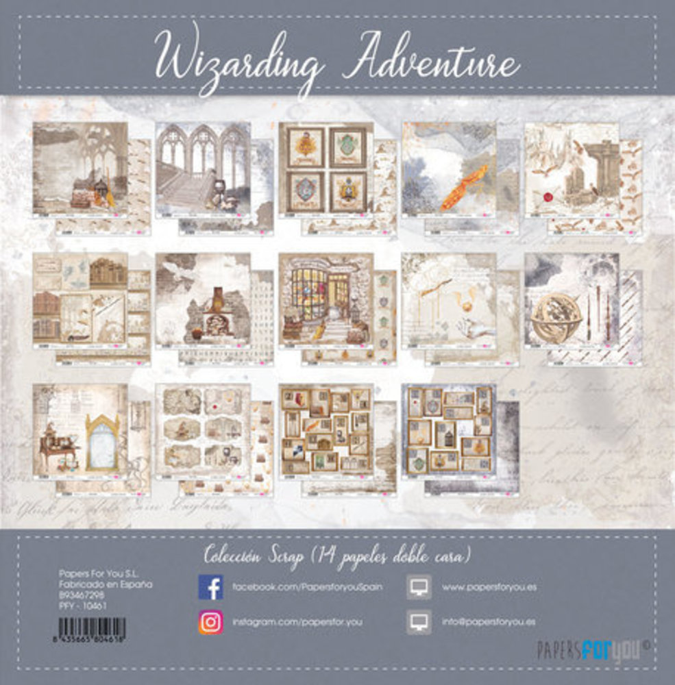 Papers For You Wizarding Adventure 12x12 Inch Paper Pack (14pcs) (PFY-10461) Papers For You Wizarding Adventure 12x12 Inch Paper Pack (14pcs) (PFY-10461)