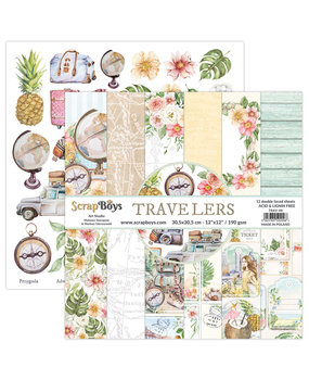 ScrapBoys Travelers 12x12 Inch Paper Set (TRAV-08) ScrapBoys Travelers 12x12 Inch Paper Set (TRAV-08)