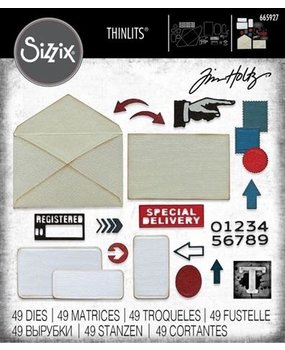 Sizzix Thinlits Die Set Postale (665927)