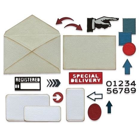 Sizzix Thinlits Die Set Postale (665927) Sizzix Thinlits Die Set Postale (665927)