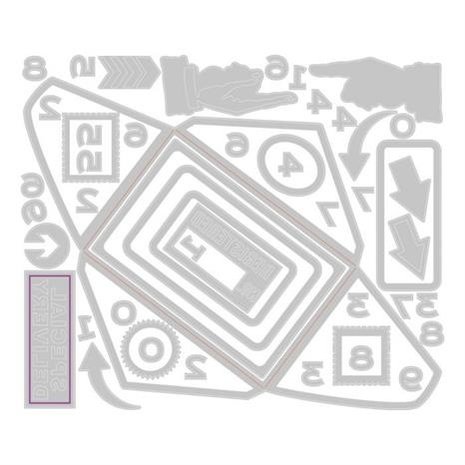 Sizzix Thinlits Die Set Postale (665927) Sizzix Thinlits Die Set Postale (665927)