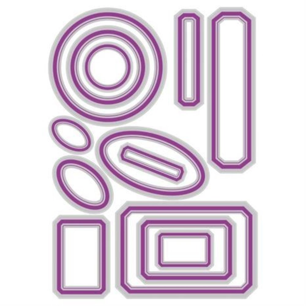 Sizzix Thinlits Die Set Vintage Labels (665929)