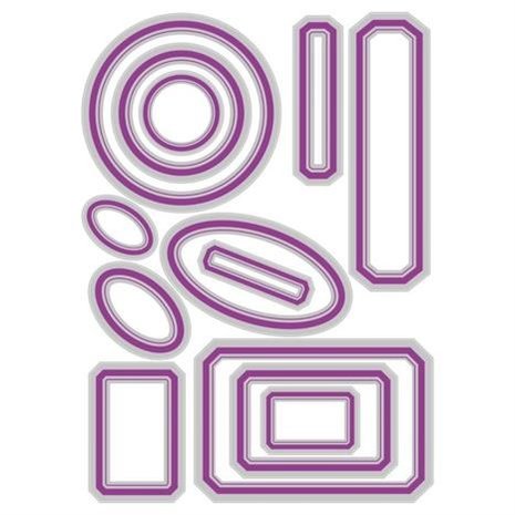 Sizzix Thinlits Die Set Vintage Labels (665929)