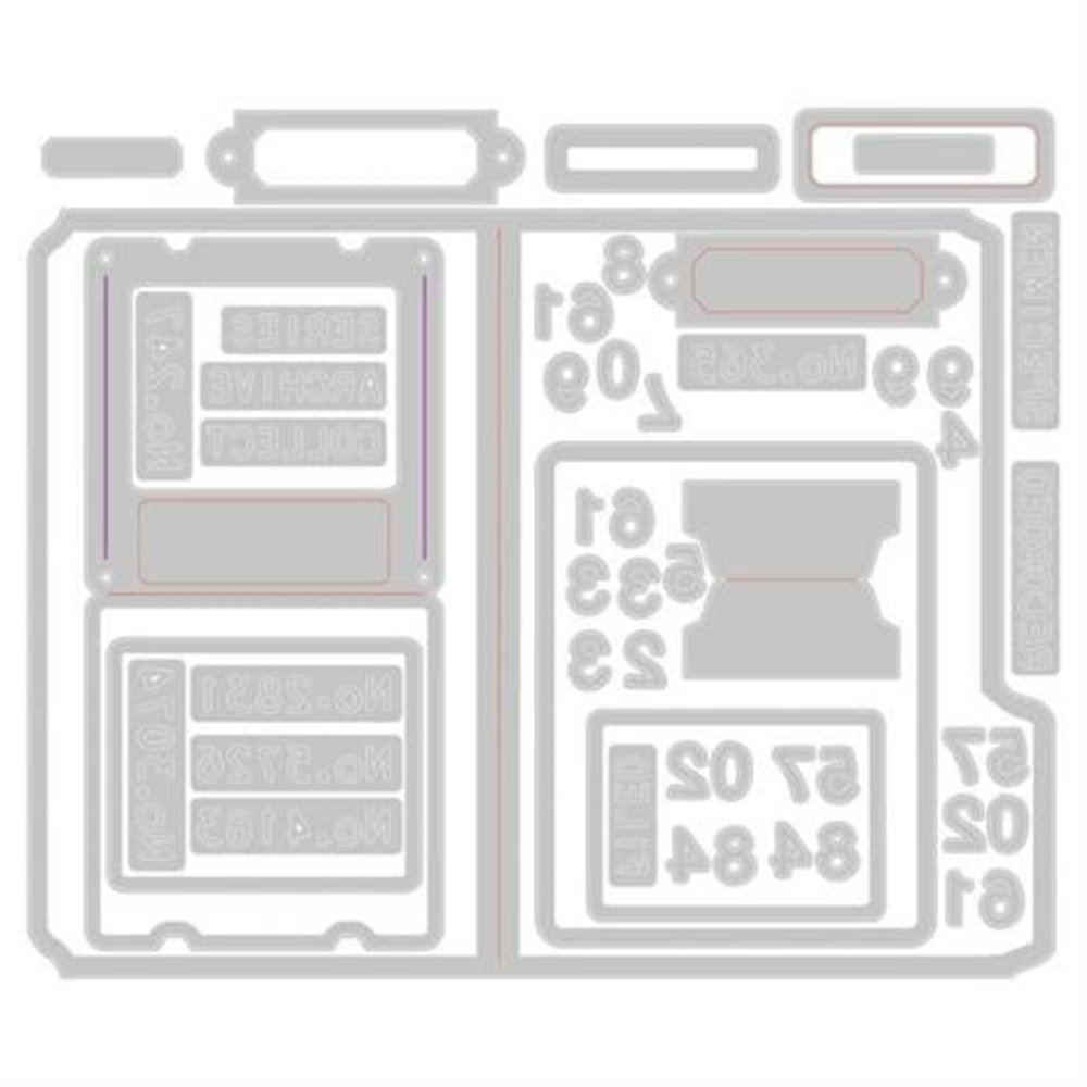 Sizzix Thinlits Die Set Specimen (665930)