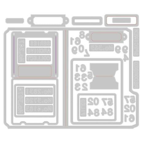 Sizzix Thinlits Die Set Specimen (665930)