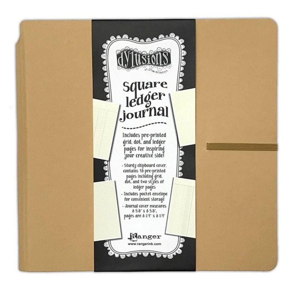 Ranger Dylusions Multi Print Square Ledger Journal (DYJ80404)
