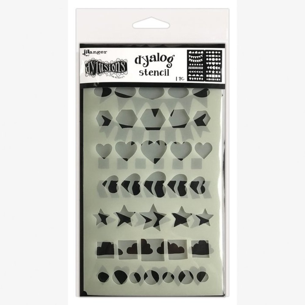 Ranger Dylusions Dyalog Stencil Border It Again (DYS79958) Ranger Dylusions Dyalog Stencil Border It Again (DYS79958)