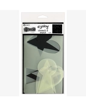 Ranger Dylusions Dyalog Stencil Mask It (DYS79965) Ranger Dylusions Dyalog Stencil Mask It (DYS79965)