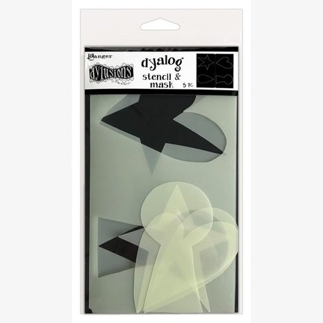 Ranger Dylusions Dyalog Stencil Mask It (DYS79965) Ranger Dylusions Dyalog Stencil Mask It (DYS79965)