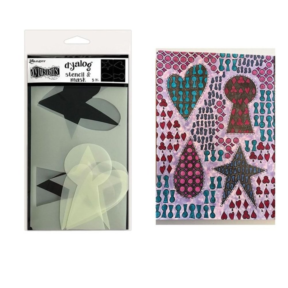 Ranger Dylusions Dyalog Stencil Mask It (DYS79965) Ranger Dylusions Dyalog Stencil Mask It (DYS79965)