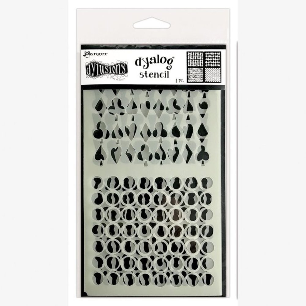 Ranger Dylusions Dyalog Stencil It Again (DYS79972) Ranger Dylusions Dyalog Stencil It Again (DYS79972)