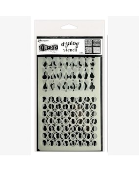 Ranger Dylusions Dyalog Stencil It Again (DYS79972) Ranger Dylusions Dyalog Stencil It Again (DYS79972)