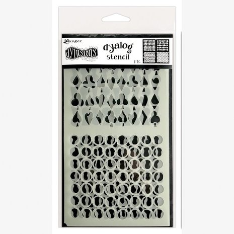 Ranger Dylusions Dyalog Stencil It Again (DYS79972) Ranger Dylusions Dyalog Stencil It Again (DYS79972)